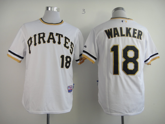 Men Pittsburgh Pirates 18 Walker White MLB Jerseys